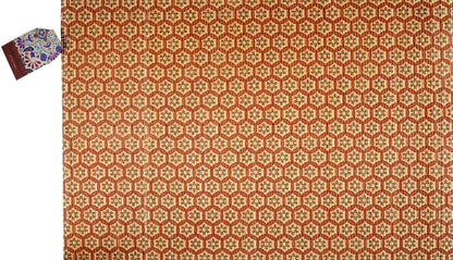 Large Eco-Friendly Bamboo Placemats - Boho Asian Slatted Wood Table Mats (45x30 cm)